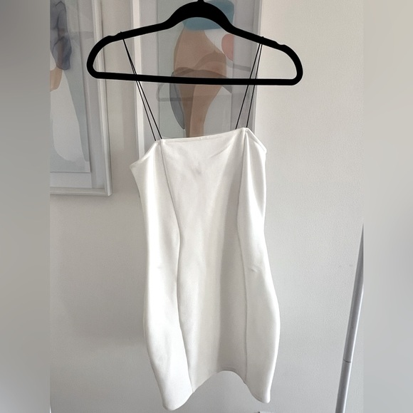 topshop white bodycon minidress - Picture 1 of 4